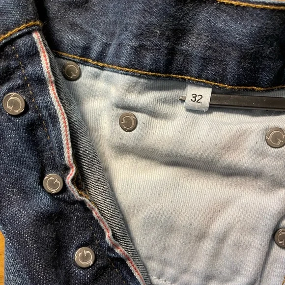 Gustin raw selvedge slim fit men’s size 32x32 USA made - Picture 4 of 12